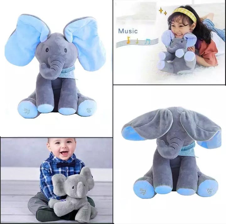 Peek-A-Boo Musical Elephant - RT123 - Planet Junior