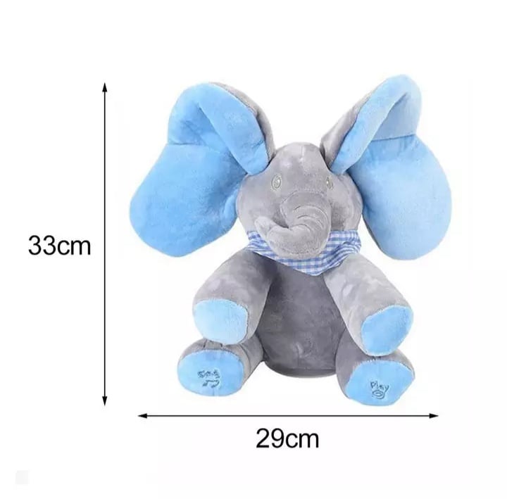 Peek-A-Boo Musical Elephant - RT123 - Planet Junior