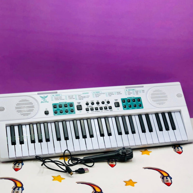 Piano Keyboard With Microphone - 49 Keys - MG168 - Planet Junior