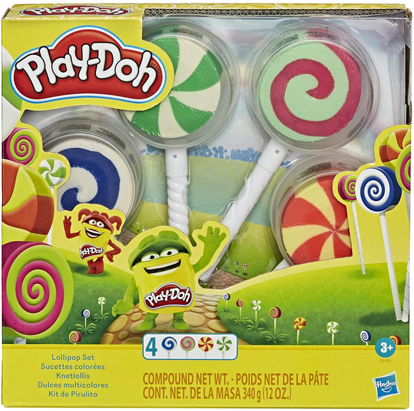 Play-Doh Lollipop-Pack of Pretend Play Candy Moulds - E9193 - Planet Junior