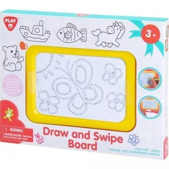 Playgo Draw & Swipe Board Assorted - 24 Pcs - 95033 - Planet Junior