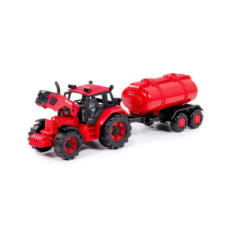 Polesie BELARUS Friction-Powered Tank Tractor (RED) | European Made - 91635 - Planet Junior