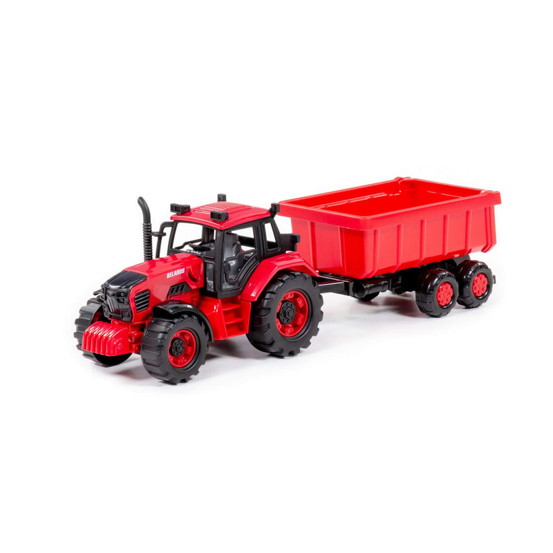 Polesie BELARUS Tractor with Trailer | European Made - 91321 - Planet Junior