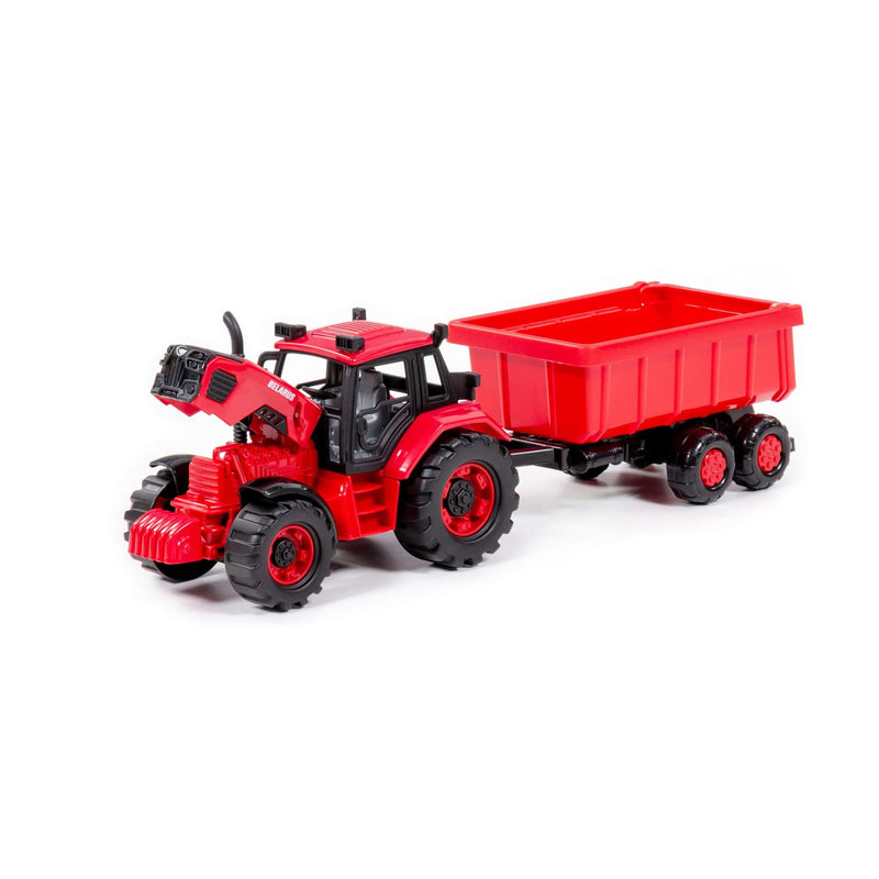 Polesie BELARUS Tractor with Trailer | European Made - 91321 - Planet Junior