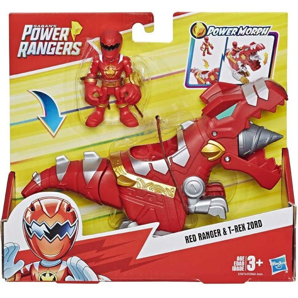Power Rangers Red Ranger and T-Rex Zord (Assorted) - E5866 - Planet Junior