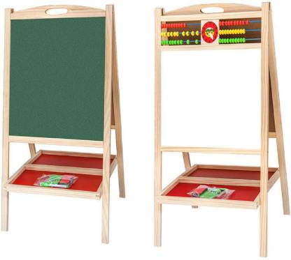 Preschool Education Two-sided Childrens Whiteboard Blackboard Stand Wood Magnetic Drawing Board - AS1953 - Planet Junior