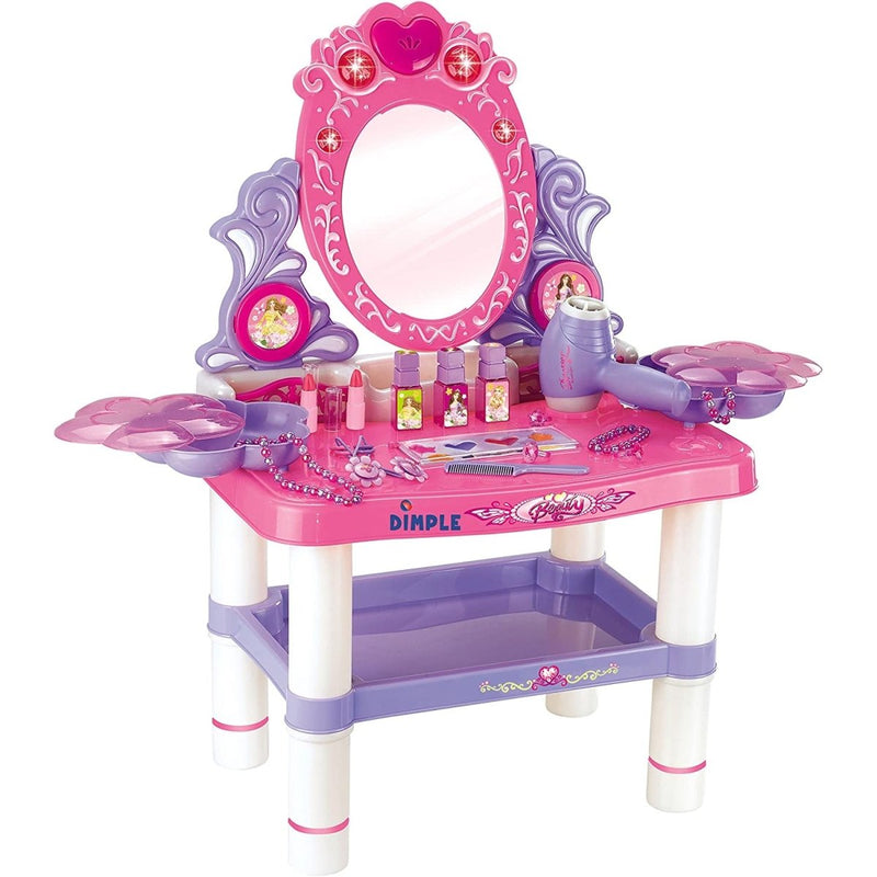 Princess Dressing Table with Mirror and Lighting - ST1023 - Planet Junior