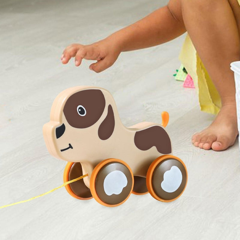 Pull Along Dog with String - 58077 - Planet Junior