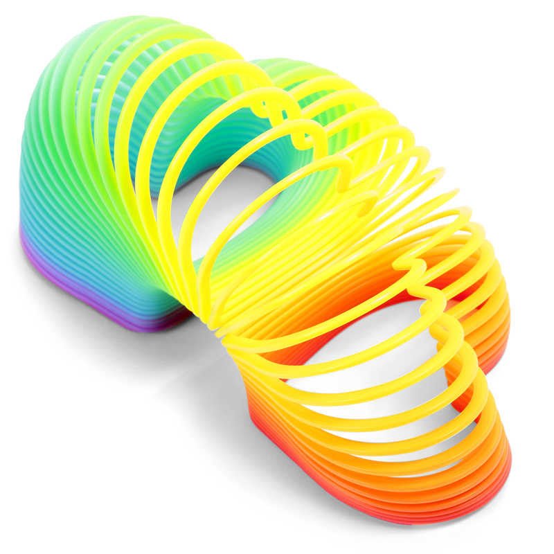 Spring Fidget Blue Rainbow Springy Fidget Toy – Planet Junior