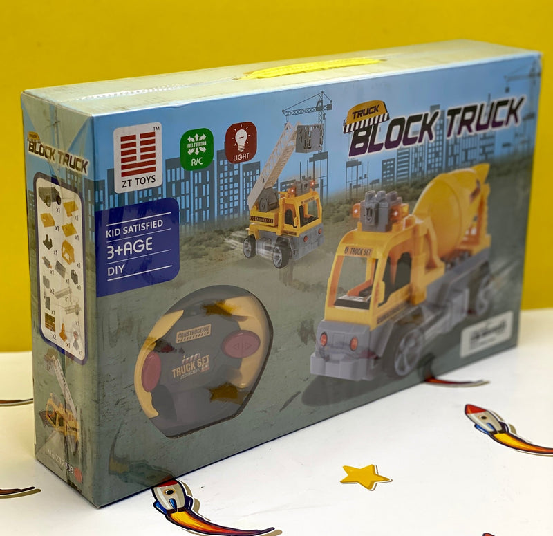 Remote Control LEGO Blocks Construction Truck - ZT2803 - Planet Junior