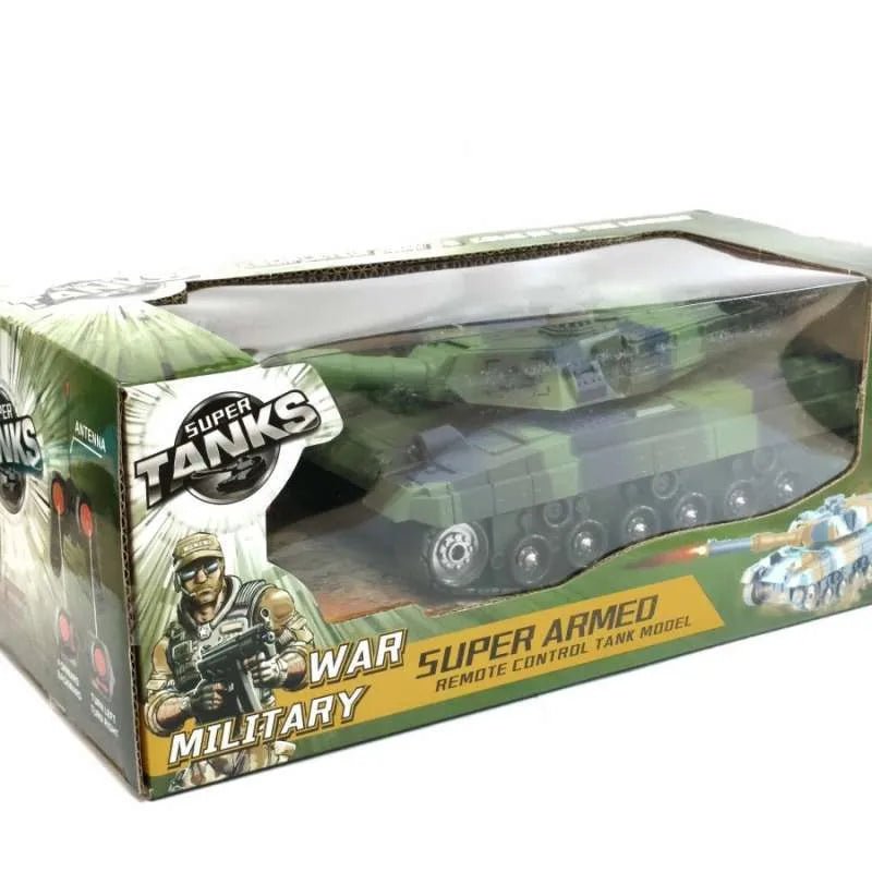Remote Control Tank Model with Light & Sound - 8996 - Planet Junior