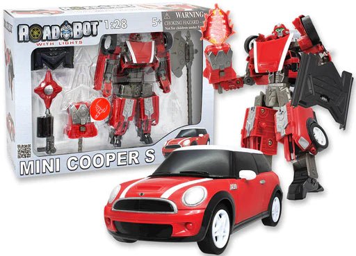 Road Bot Transformable Robot Mini Cooper Car - 52110 - Planet Junior