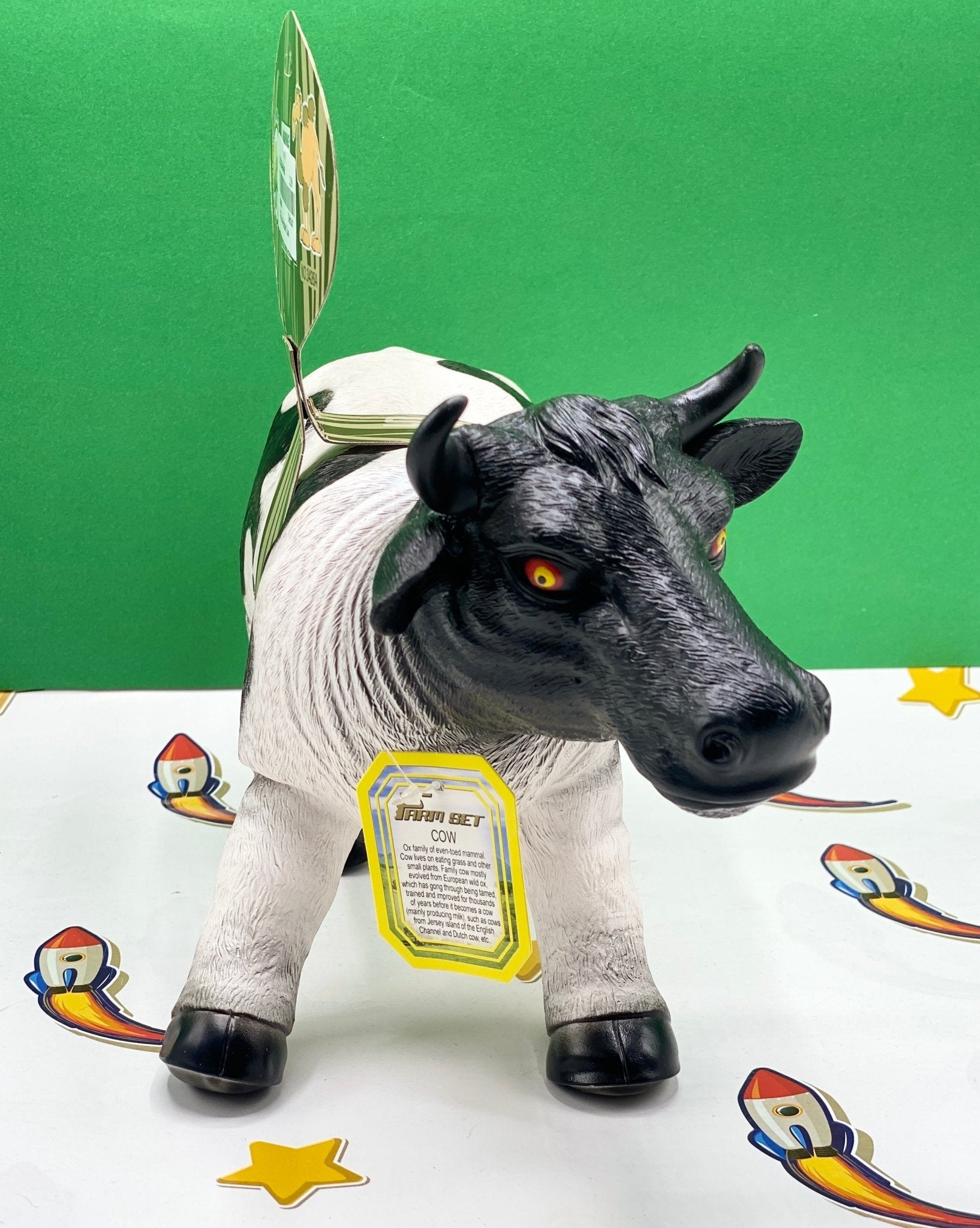 Rubber Musical Cow Toy - AT3426A - Planet Junior