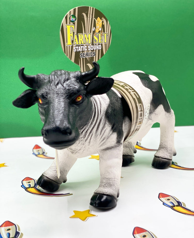 Rubber Musical Cow Toy - AT3426A - Planet Junior