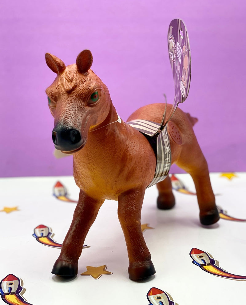 Rubber Musical Horse Toy - AT3426D - Planet Junior