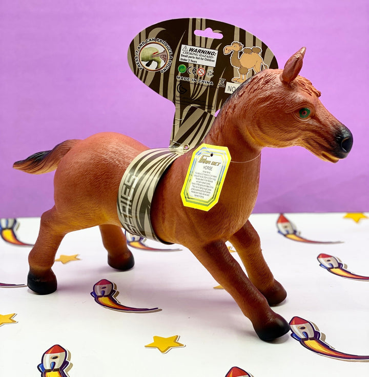 Rubber Musical Horse Toy - AT3426D - Planet Junior