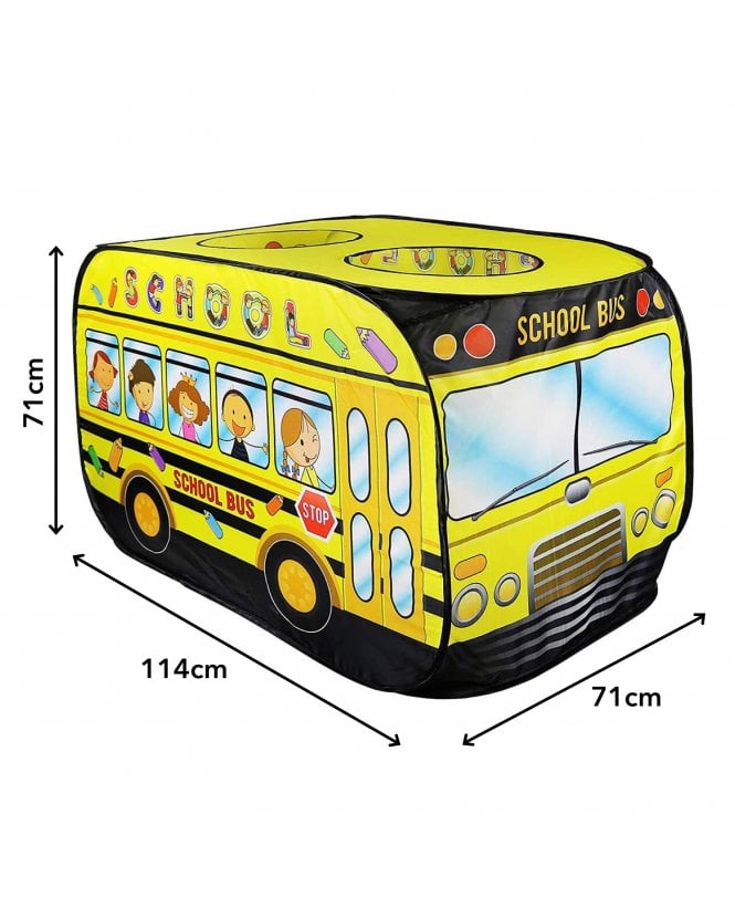 School Bus Tent House With 50 Balls - 7032 - Planet Junior