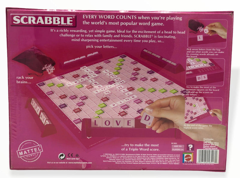 Scrabble Special Pink Edition - M1833 - Planet Junior