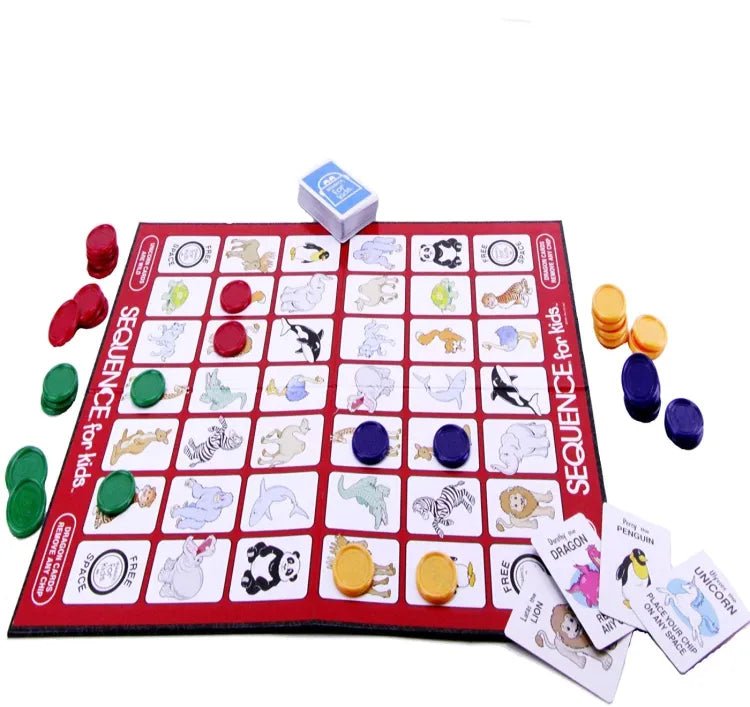 Sequence for Kids Board Game - HFT153 - Planet Junior