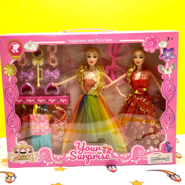 Set of 2 Dolls With Accessories - ATM11 - Planet Junior