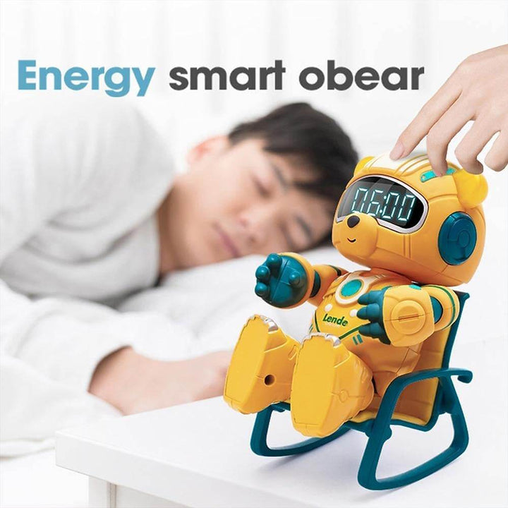 Smart Robot Bear Child Alarm Clock - MY66-Q1204D - Planet Junior