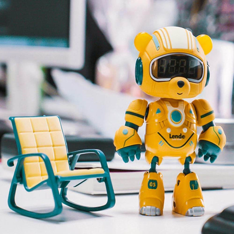 Smart Robot Bear Child Alarm Clock - MY66-Q1204D - Planet Junior