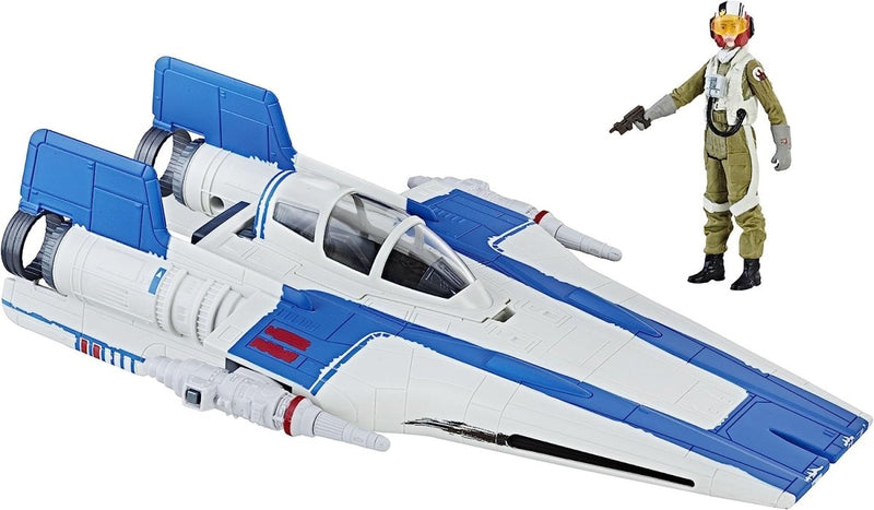 Star Wars Force Resistance A-Wing Fighter and Resistance Pilot Tallie Figure - E0326/E1263 - Planet Junior