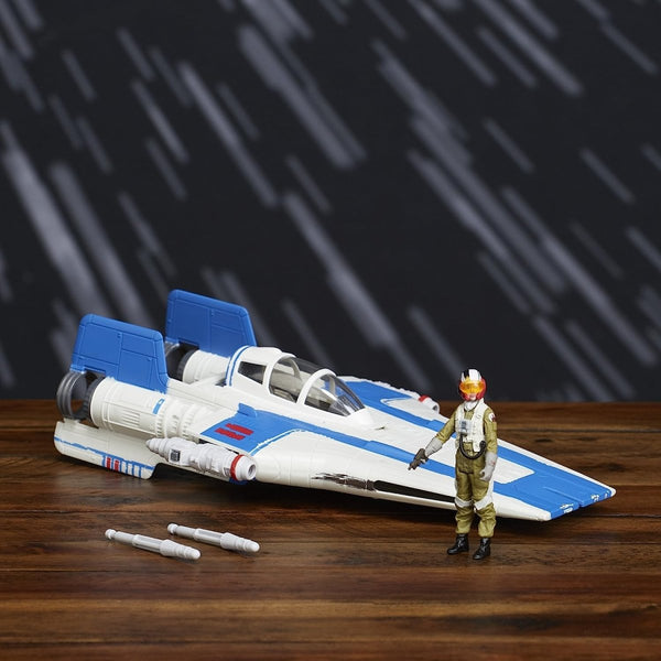 Star Wars Force Resistance A-Wing Fighter and Resistance Pilot Tallie Figure - E0326/E1263 - Planet Junior
