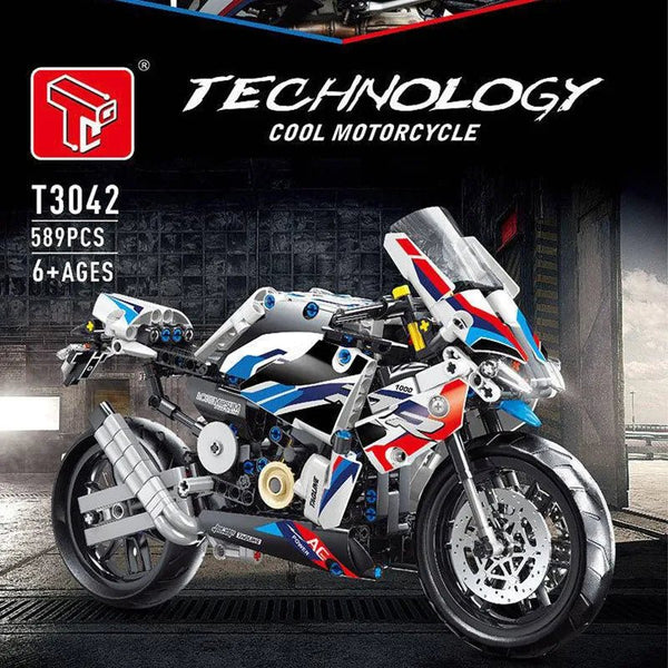 Technological Sports Motorcycle Lego Blocks | 589 Pcs - T3042 - Planet Junior