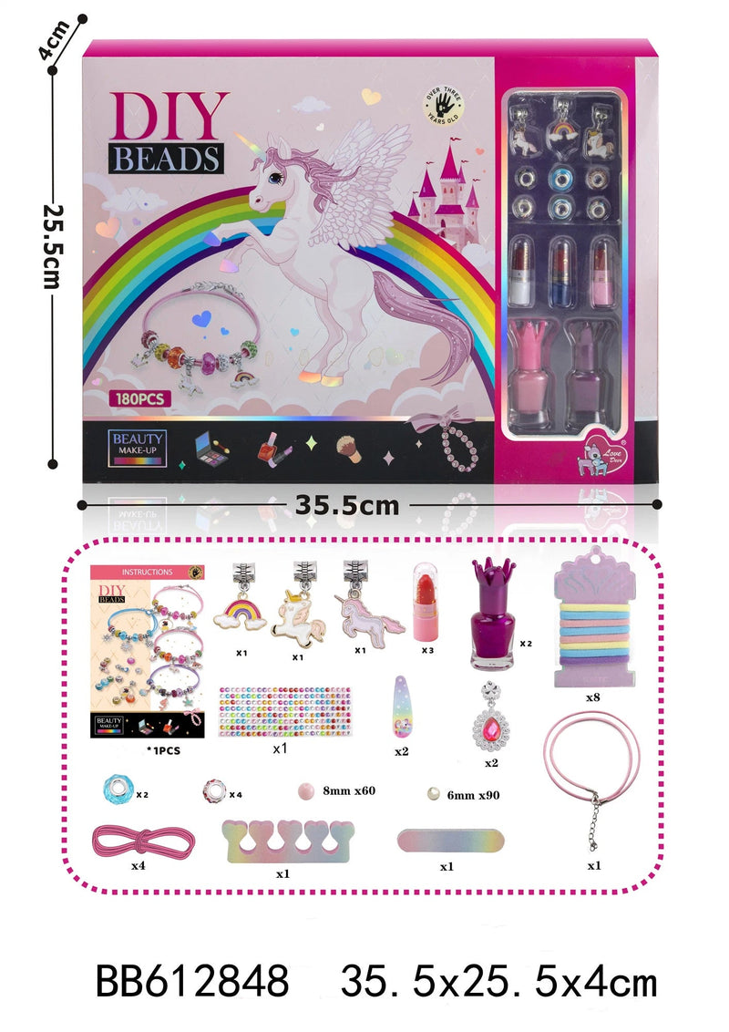 Unicorn Bracelet DIY Bead Set - 180Pcs - ST20892 - Planet Junior