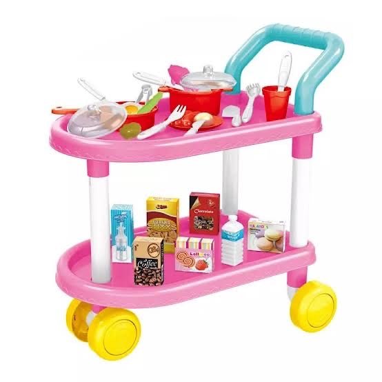 Unicorn Breakfast Trolley Set For Girls - ST15493 - Planet Junior