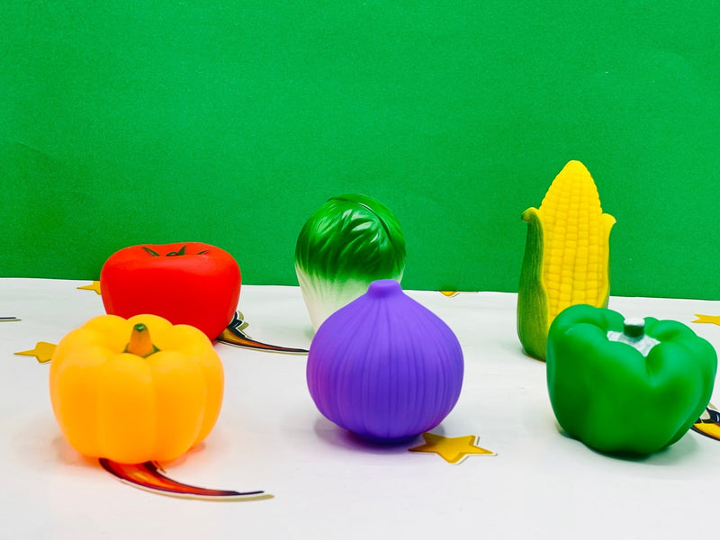 Vegetables Chuchu Toy - 6 Pcs - MTVEG1 - Planet Junior