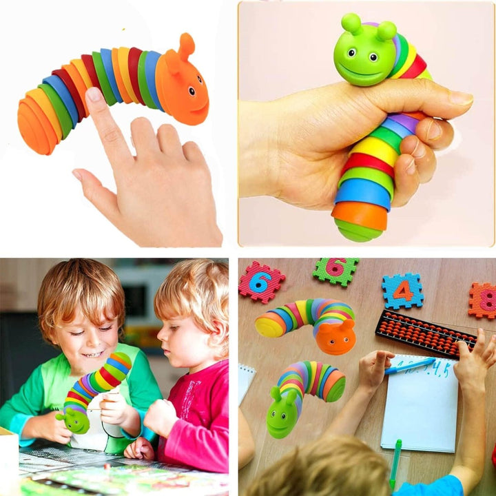 Vibrant Caterpillar Fidget Toy for Kids - SLT2256 - Planet Junior