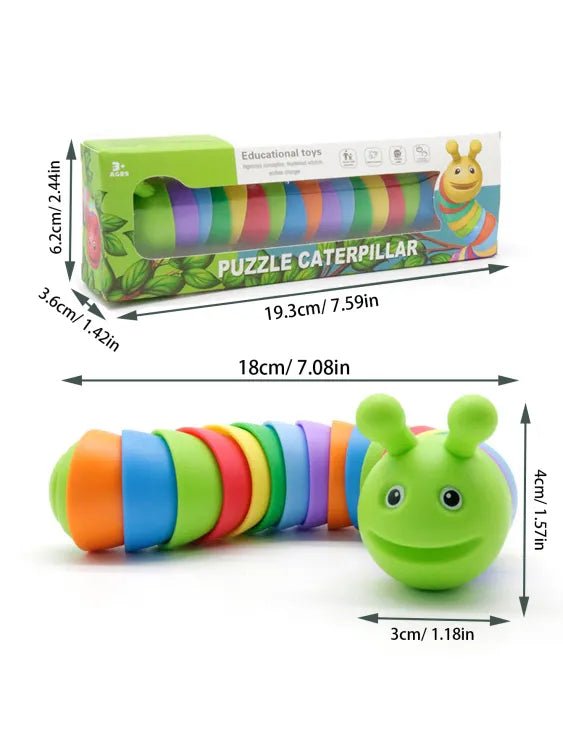 Vibrant Caterpillar Fidget Toy for Kids - SLT2256 - Planet Junior