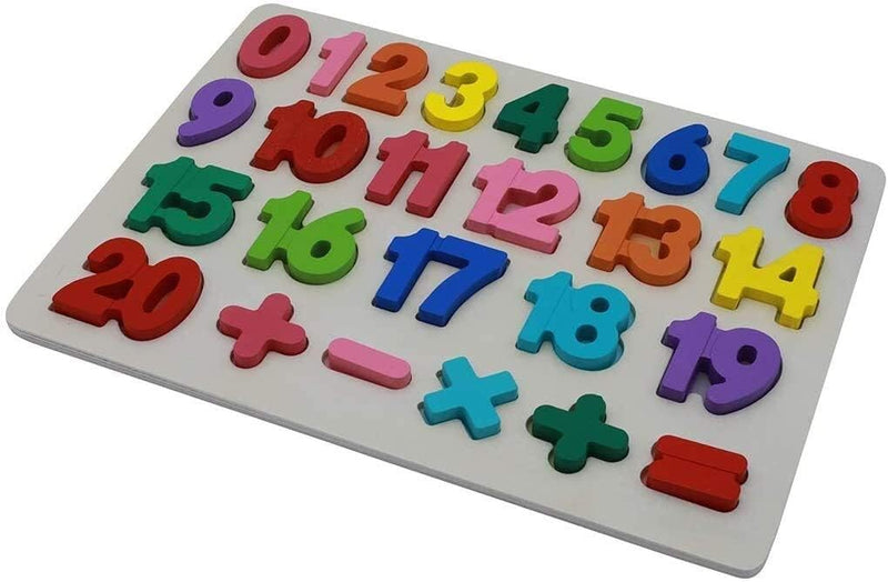 Wooden Number 1-20 Puzzles for Toddlers & Preschoolers - AS1902 - Planet Junior