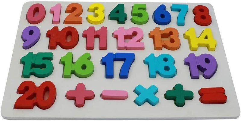 Wooden Number 1-20 Puzzles for Toddlers & Preschoolers - AS1902 - Planet Junior