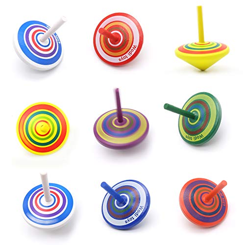 Wooden Spinning Top - AS12 - Planet Junior