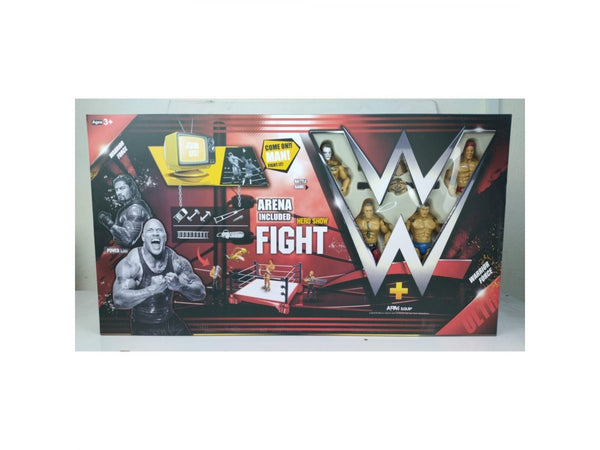 WWE Wrestlemania Set with 4 figures & Arena Included - YP1962A - Planet Junior